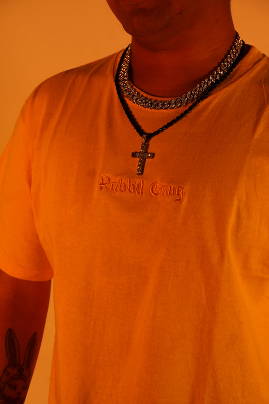 YELLOW BASIC TEE "Rabbit Gang"