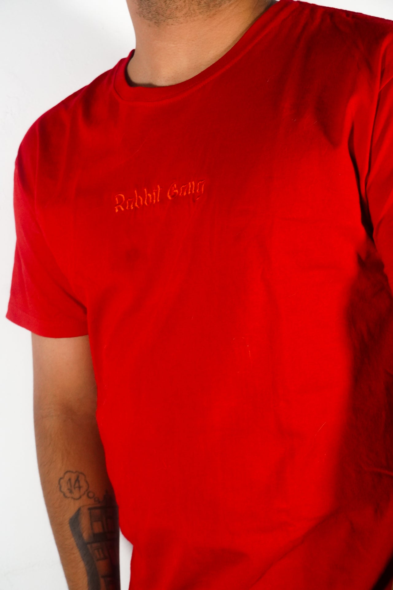 RED BASIC TEE "Rabbit Gang"